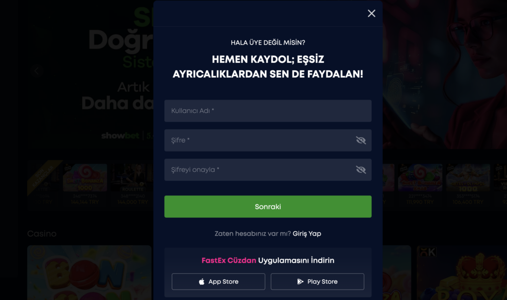 Showbet Giriş